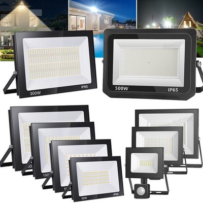 LED Strahler Außen Fluter 10W-500W mit Bewegungsmelder 230V Scheinwerfer IP65