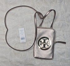 tory burch mini cross body ,Rose gold , Charlie mini bag, new with tags