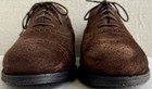John Lobb Seymour Brown Suede Cap Toe Medallion Oxford Brogues UK 9 E US 10 D — photo 7