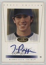 2004 Fleer Hot Prospects Draft Edition 39/299 Trevor Plouffe #83 Auto sh7