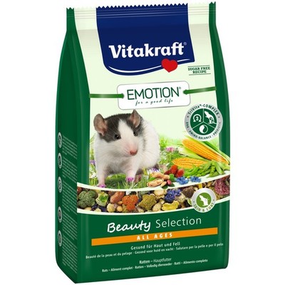 Vitakraft Emotion Beauty All Ages Ratte 600 g Futter Rattenfutter Nagerfutter
