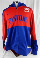 2024-25 Detroit Pistons Simone Fontecchio #19 Game Used Red Warm Up Jacket XL 64