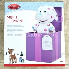 [0186041 ] Spirit Christmas 3 Ft 1 In Misfit Elephant Rudolph Red Nosed Reindeer