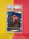 2017 Panini Donruss Rated Rookie Patrick Mahomes II #327 (RC) PSA 9