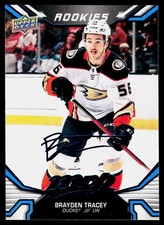 2022-23 Upper Deck MVP Blue Script Brayden Tracey #226 Anaheim Ducks