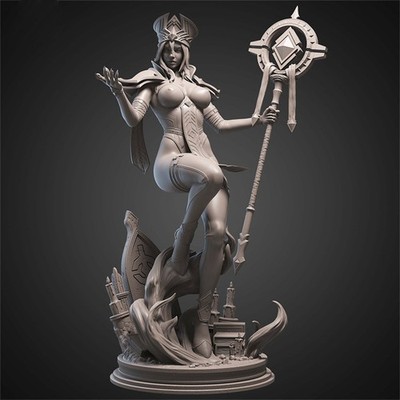 1/8 1/6 1/4 Sally Whitemane 3D Print Figure Model Kit Unpainted Unassembled GK