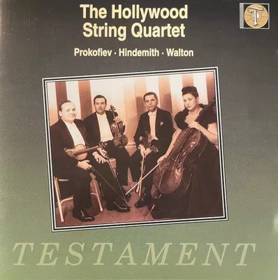 Prokofiev · Hindemith · Walton, The Hollywood String Quartet