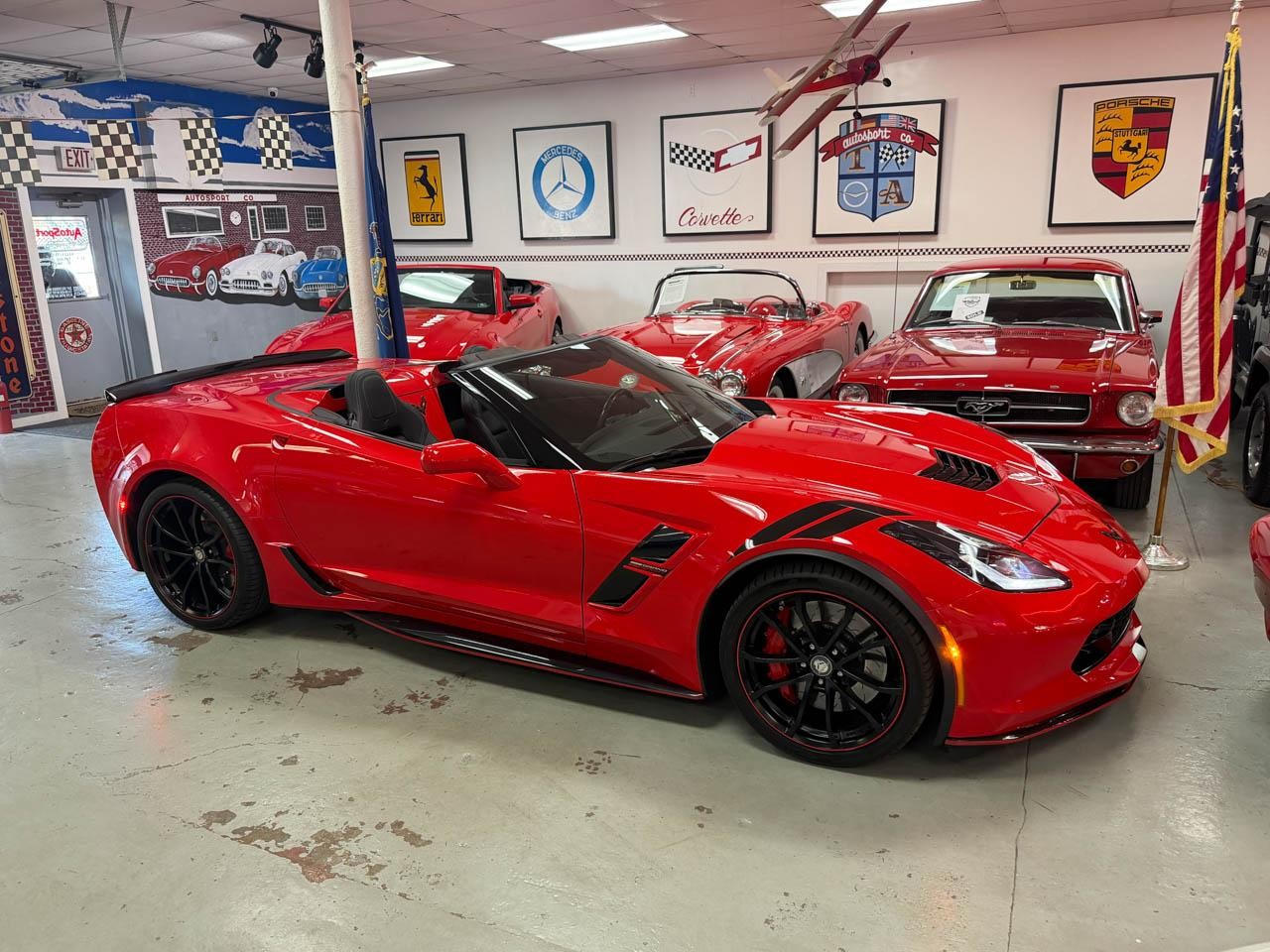 2017 Red Chevrolet Corvette   | C7 Corvette Photo 3