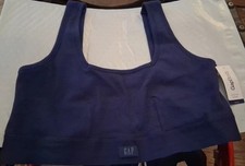 GAP GapBody Logo Comfort Bralette GPW01052 Size M Blue