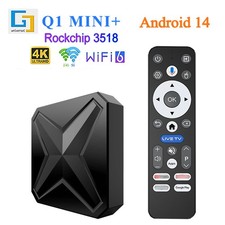 Smart TV Box Q1 MINI RK3518 Quad-Core 2.4G/5G WiFi6 BT5.4 USB3.0 Streaming Box