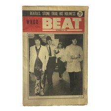 Whoo Beat Tabloid Magazine September 23, 1967 Brian Epstein No Label VG