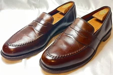 Mens Brown Allen Edmonds “RANDOLPH” Penny Loafer Slip On Dress Shoe Size 10C