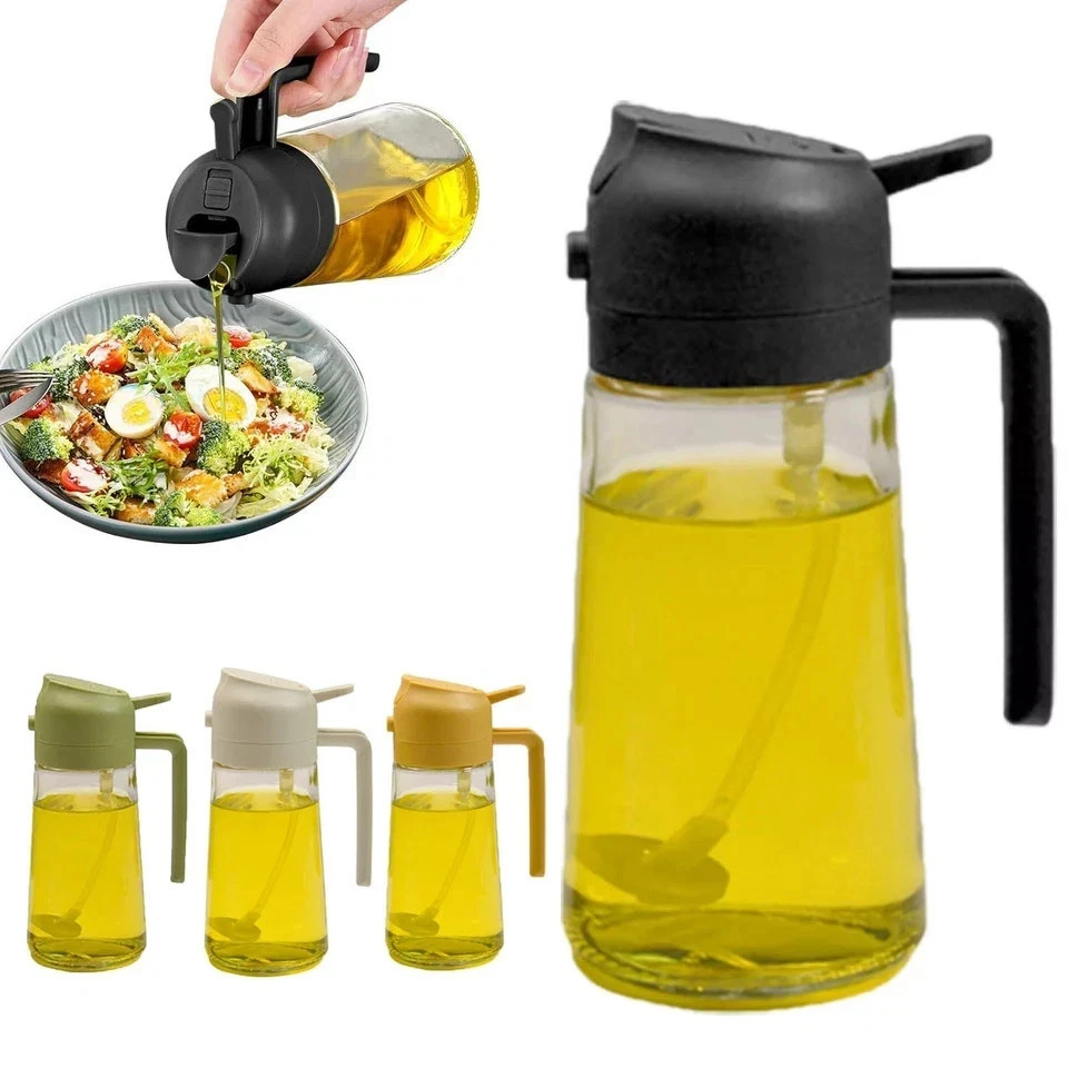 Sprayer For Cooking, 2 In 1 Olive Oil Dispenser Bottle For K