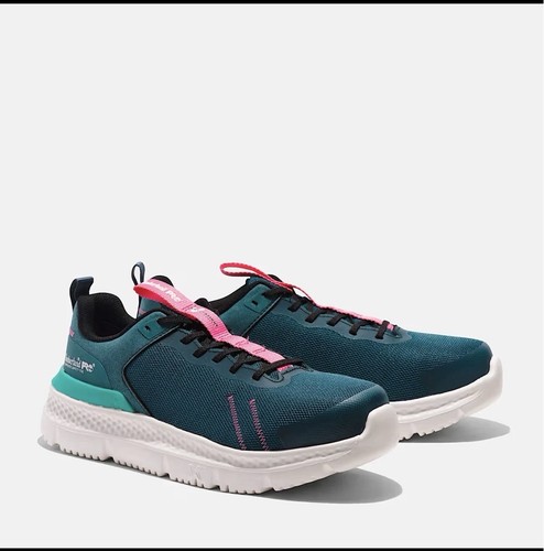Scarpe da lavoro Timberland PRO Setra donna taglia 8,5 verde EH Comp Toe TF9092 - Foto 1 di 7