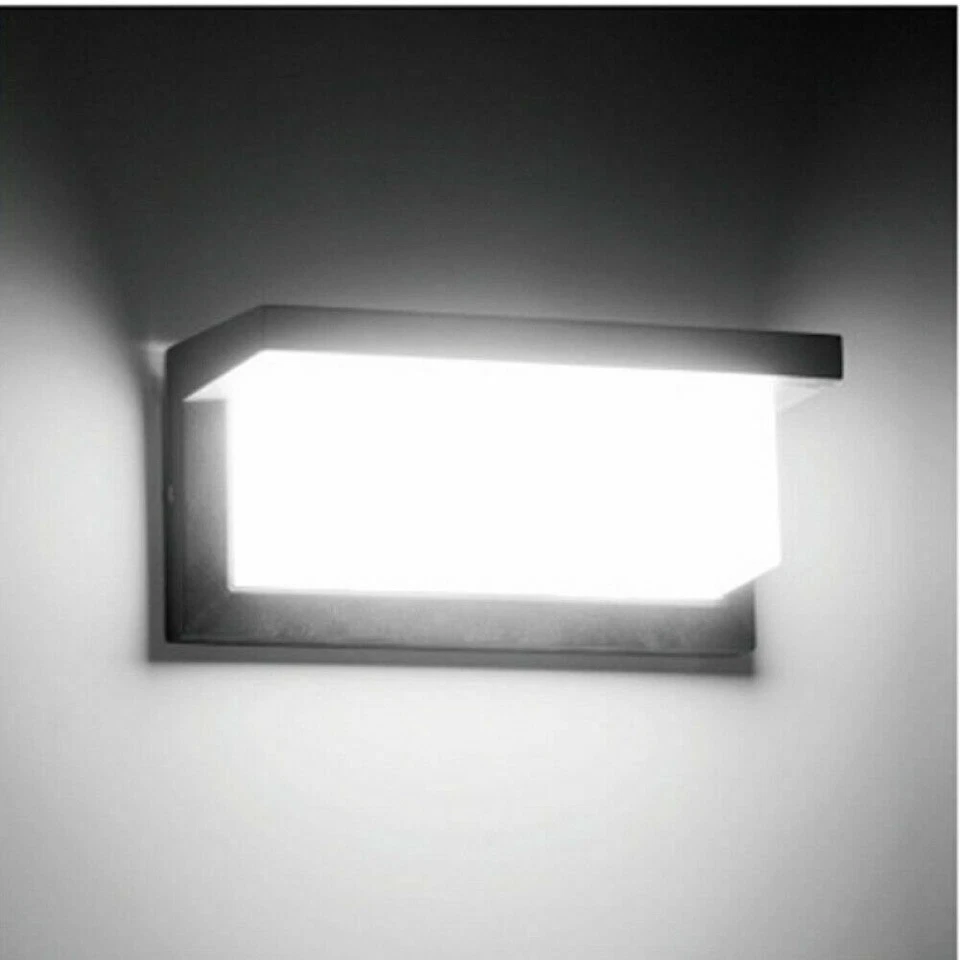 18W LED Außenleuchte mit Bewegungsmelder Wandleuchte Anthrazit Sensor Außenlampe - Bild 4 von 4