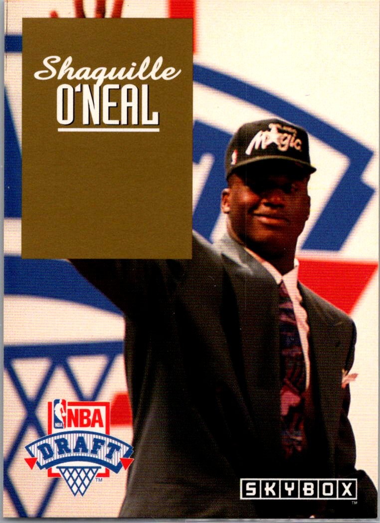 1992-93 SkyBox #DP1 Shaquille O'Neal Draft Picks