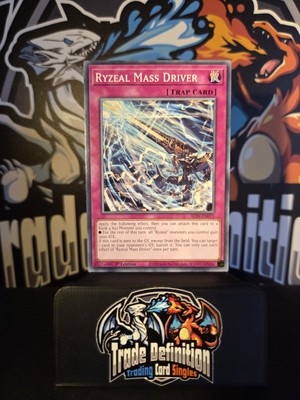3x Yugioh ALIN-DE075 - Ryzeal Mass Driver - Common Playset