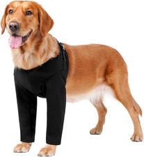 Dog Surgery Recovery Suit for Front Leg, Breathable  Soft Dog Long Front Leg Sl
