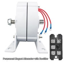 Generatore e raddrizzatore alternatore magnete permanente brushless 800W 12V 24V 750r/m