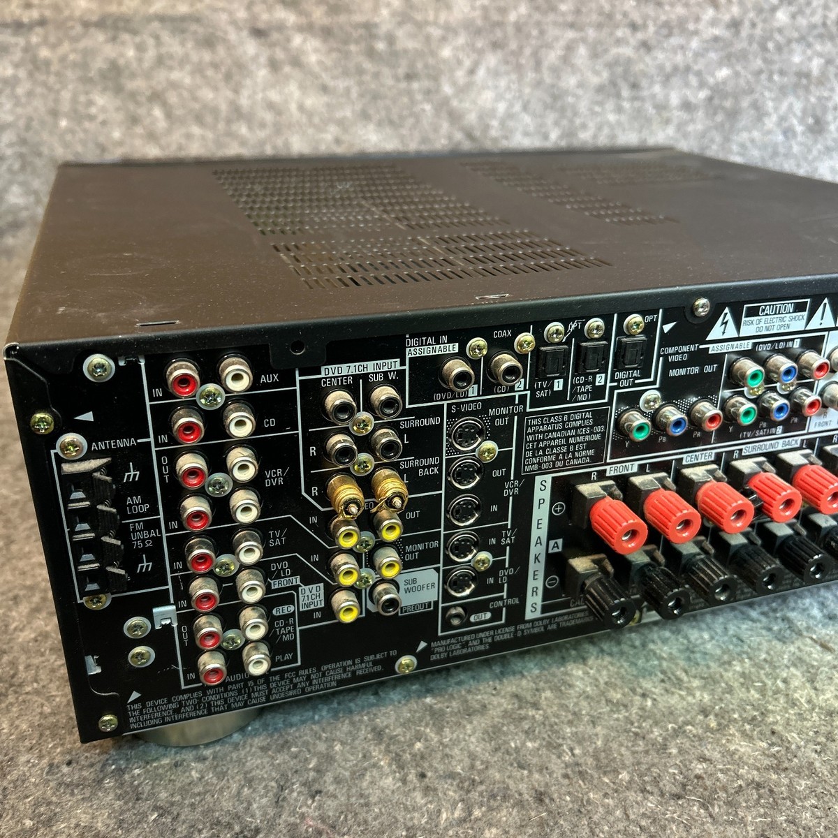 Pioneer AVデジタルサラウンドアンプ VSX-D811S Pioneer VSX-D811S 7.1 Channel 600 Watt Receiver for sale online | eBay