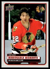 2025-26 UD Chicago Blackhawks Centennial Memorable Moments Grant Mulvey #MM-10