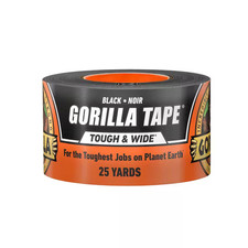 25 Yds. Tough and Wide Black Tape 6-Pack 