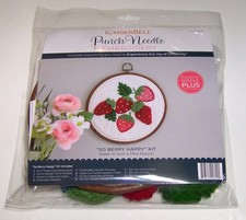 Kimberbell SO BERRY HAPPY Punch Needle Complete KIT STRAWBERRIES