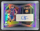 2023 Select FIFA Lamine Yamal Pitchside Signatures RC Purple Auto #03/10
