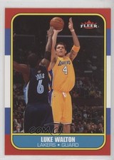 2006-07 Fleer 1986-87 Fleer Design Luke Walton #74 0dk