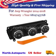 New AC Temperature Control Panel For Jeep Wrangler 68197437AB 2014-2018