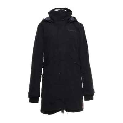 Didriksons, Parka, Damen, Größe: 38, Schwarz, Polyamid/Polyester, Einfarbig #Eqe