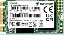 Transcend 256GB M.2 SSD 430S SATA III 6Gb/s W...