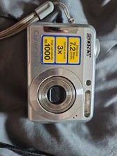 SONY CYBER-SHOT DSC-S650 7.2MP DIGITAL CAMERA NO BATTERY/NO CHARGER OR CARD