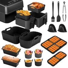 Moule Air Fryer pour Philips Dual Basket Airfryer Série 30005000 6L/3L, NA350...