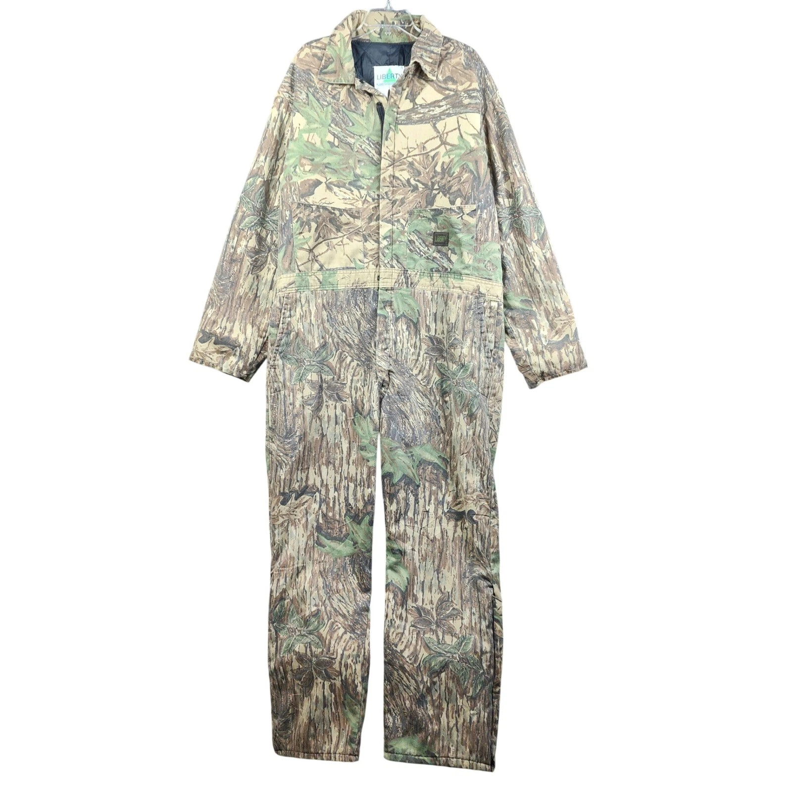 Liberty Insulated Coveralls Mens 2XLT Camo Excellent Realtree Rugged Workwear