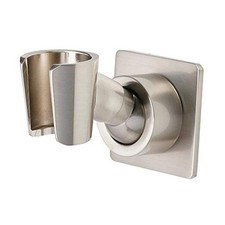 Shower Head Holder All Metal Handheld Shower Wand Bracket Brushed Nickel