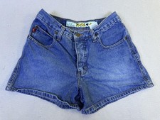 Vintage Mudd Denim Shorts Juniors 5 Blue High Rise Mom Jeans 90s Y2K Grunge