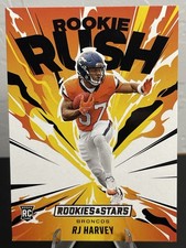 2025 Panini Rookies & Stars - Denver Broncos - RJ Harvey - Rookie Rush #15 (RC)