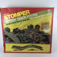 VINTAGE 1984 SCHAPER STOMPER Action Track MOBILE FORCE ASSAULT SET INCOMPLETE