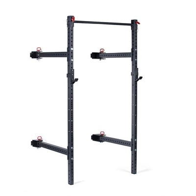 Titan Fitness T-3 Series Wall Mounted Folding Power Rack, 91'' Height x 41'' Depth
