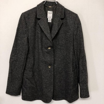 Celine Women Jacket M Vintage Nep Tweed Tailored Made In France Limited Edition