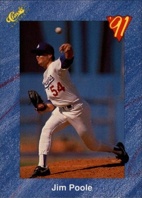 1991 Classic I #T54 Jim Poole - BB