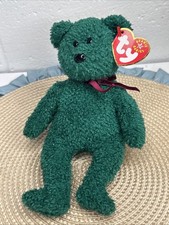TY Beanie Baby - 2001 HOLIDAY TEDDY 8.5 inch - MWMTs Stuffed Animal Toy