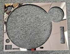 Technics Chrome Polished Faceplate Cover For SL1200mk2/SL1210mk2