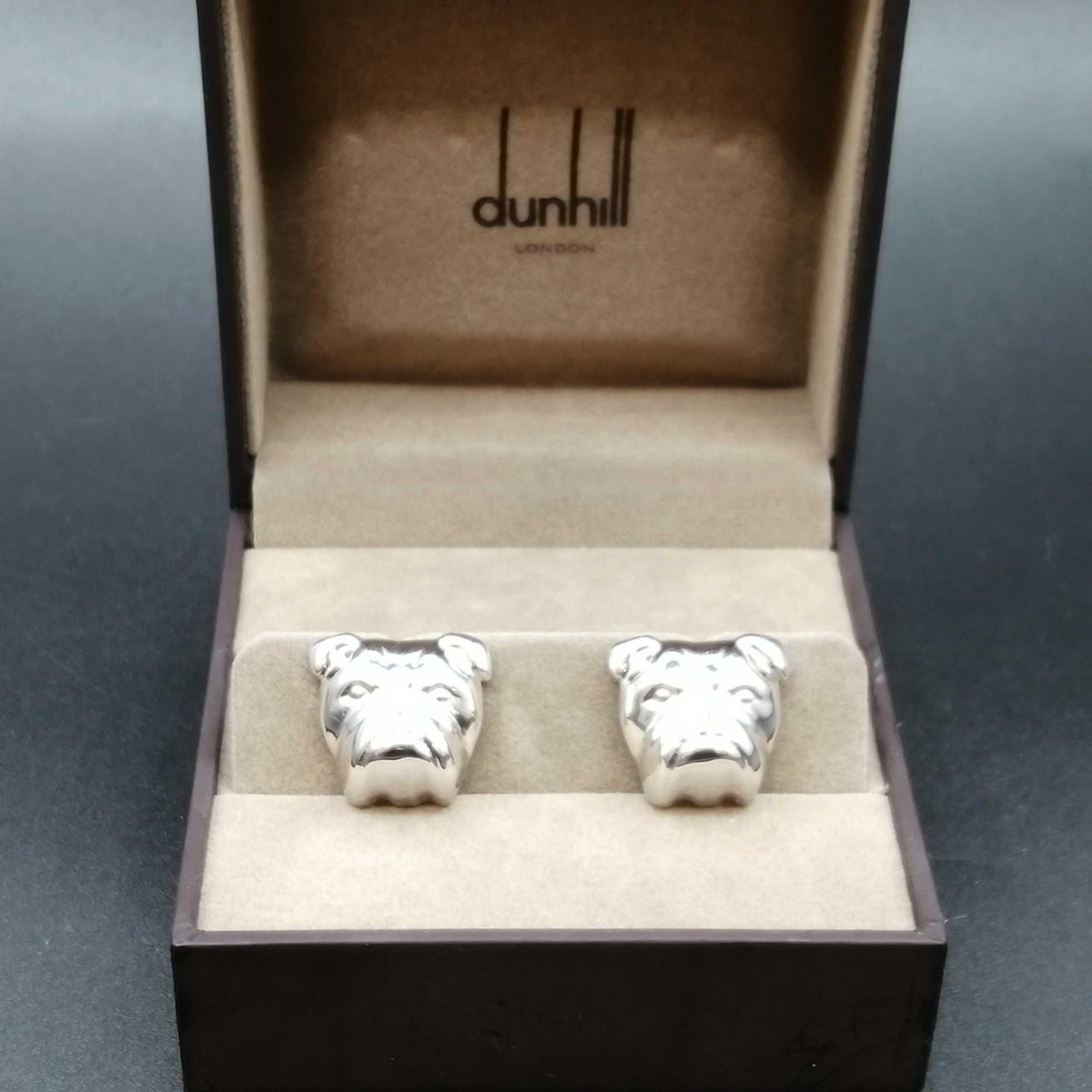 Dunhill マネークリップ ブルドッグ Ag925 DUNHILL 925 Bulldog