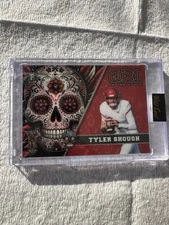 Tyler Shough Sugar Skull True 1/1 case hit Wild Card Qb1