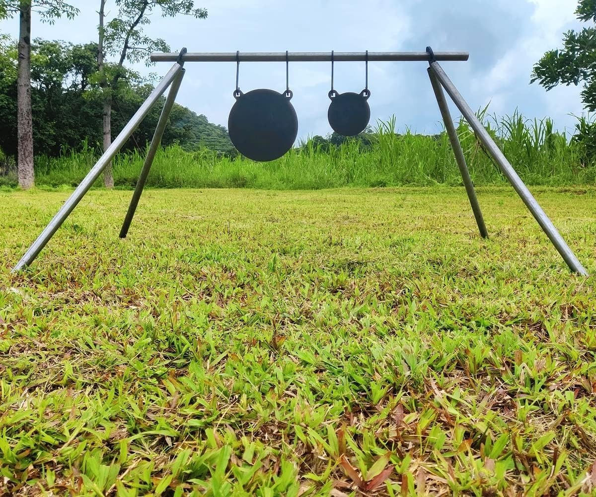 Steel Target Hanger Kit AR500 Steel Stand Hooks for Rifle Shooting Targets