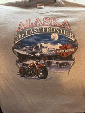 Harley Davidson Vintage T-Shirt Alaska XL Made in USA