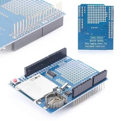 For UNO SD Card Data Logger Module Logging Shield Data Recorder DS1307