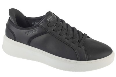 Sneaker Herren, Skechers Slip-Ins: Court Break - Suit Sneaker, Schwarz